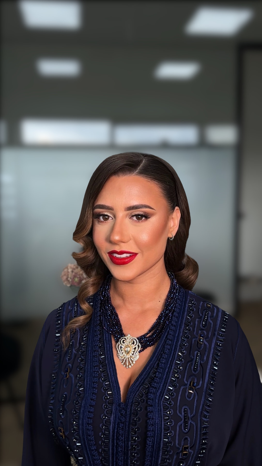 RAUNAQ guest glam with finished makeup and hair