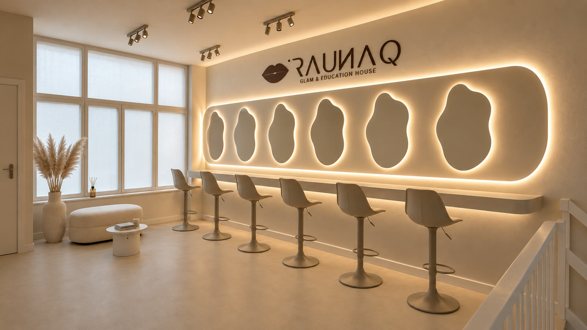 Persoonlijke make-uptraining in de RAUNAQ studio